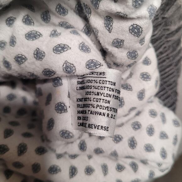 Vintage Prezzia Jacket Women Large Gray Denim Acid Wash Bomber Oversized 90s 80s - Picture 6 of 10